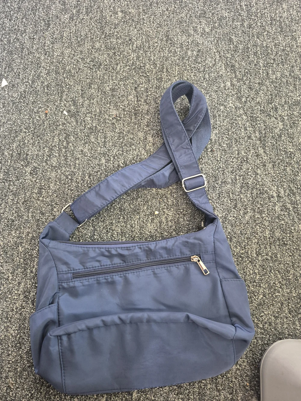 Navy Crossbody Shoulder Bag for Men